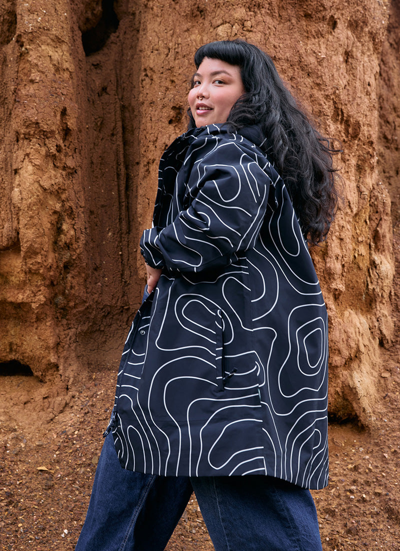 Refuge Waterproof Jacket - Topography