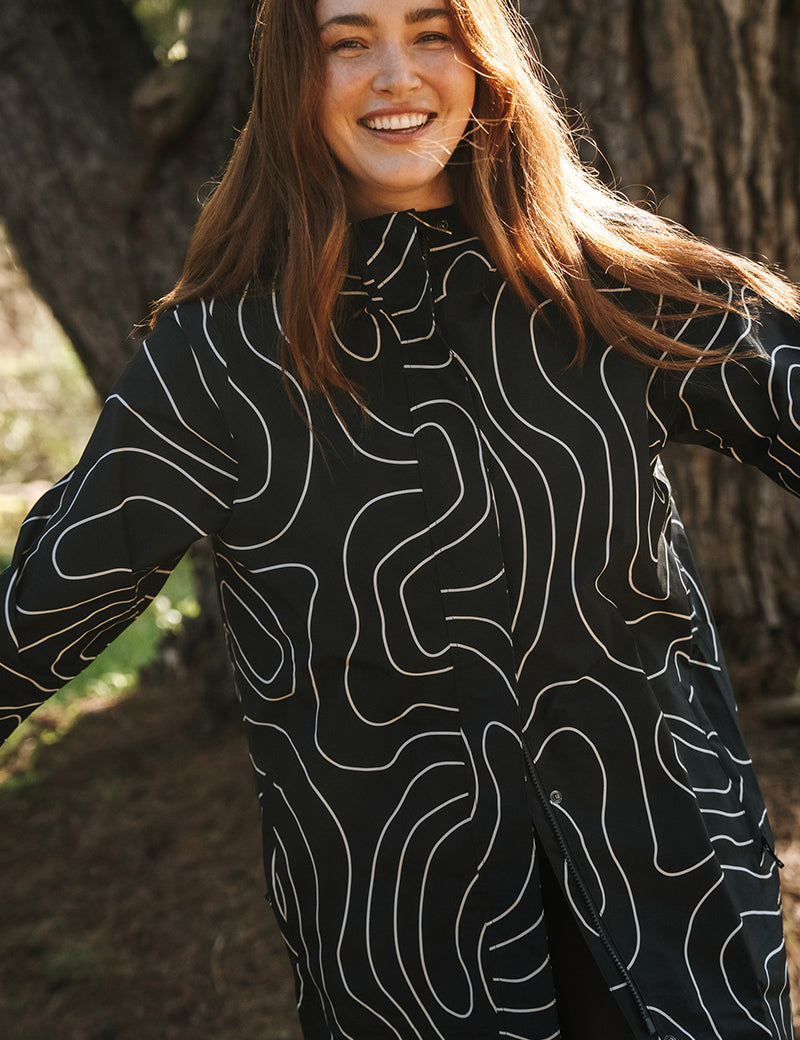 AmbleOutdoorsWomensRefugeBlueWaterproofJacketTopography.jpg