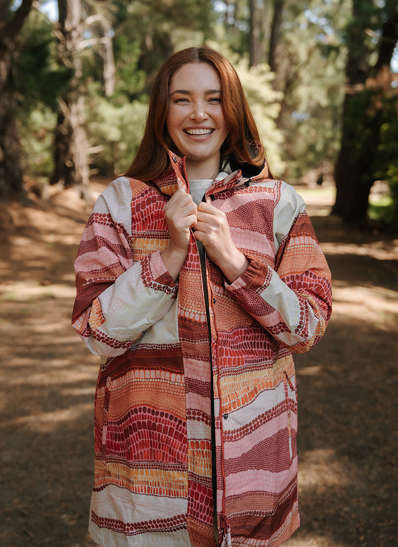 Refuge Waterproof Jacket - Burnt Birarr