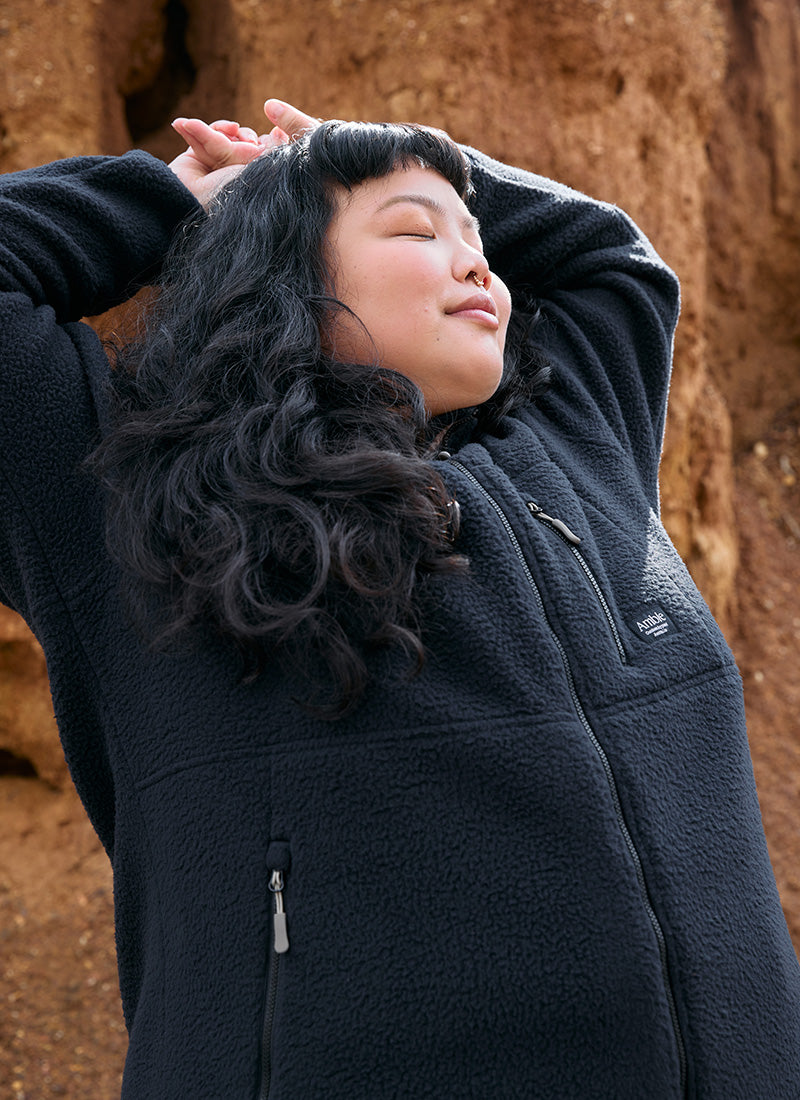 Flinders Fleece Jacket - Black