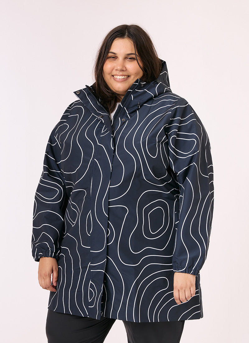 Refuge Waterproof Jacket - Topography