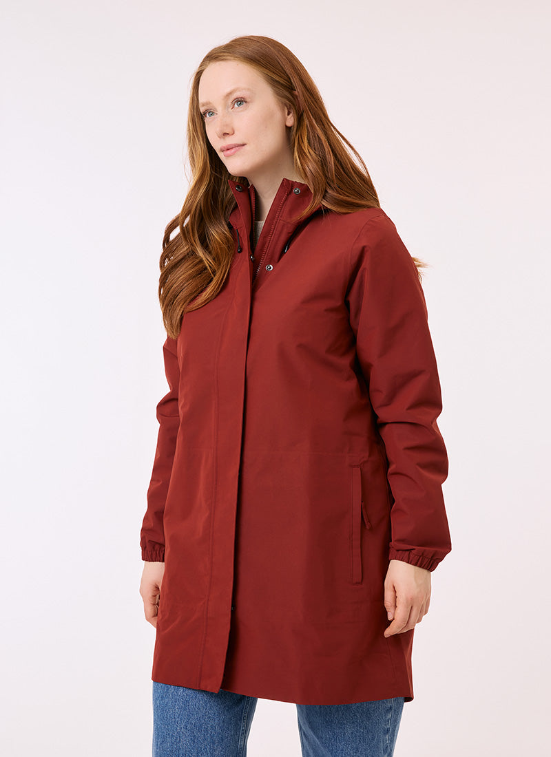 Refuge Waterproof Jacket - Terracotta