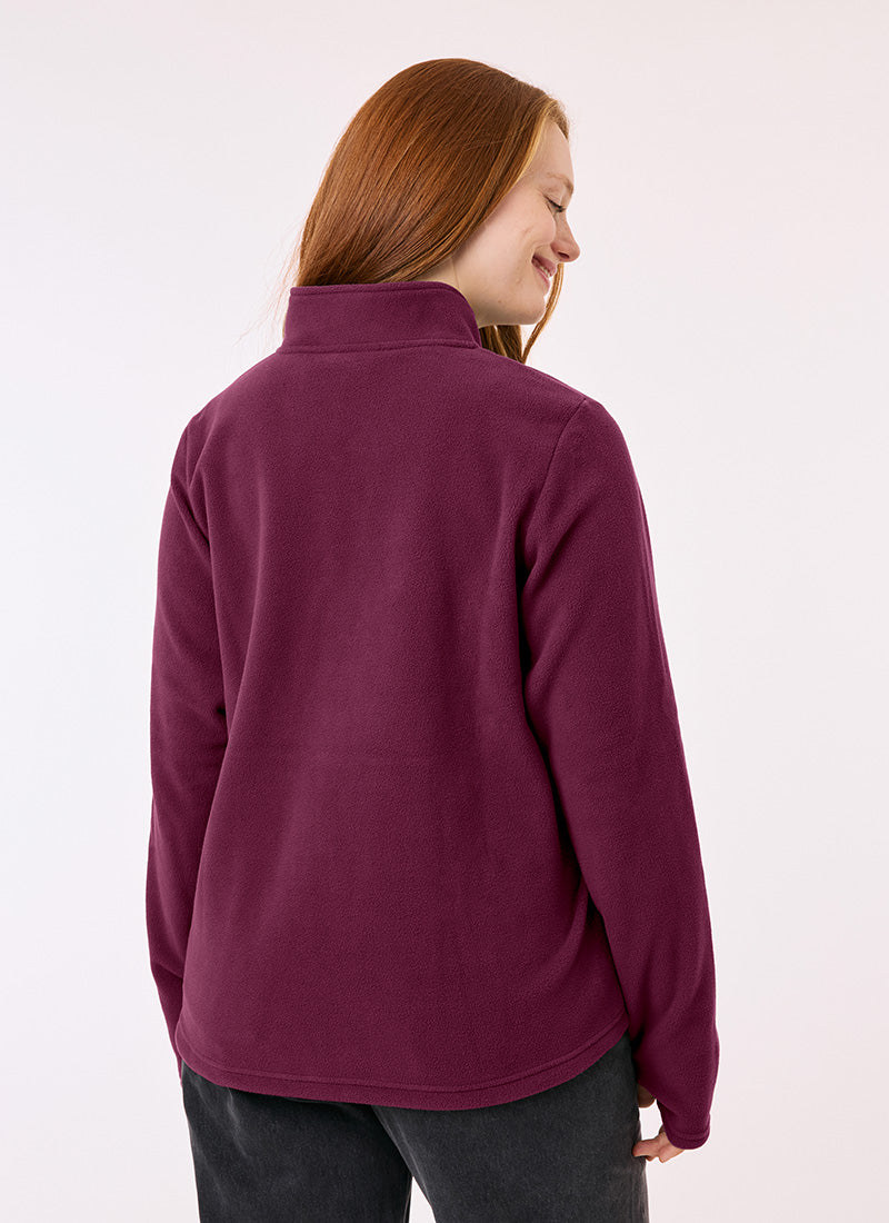 Sugarloaf Fleece Jumper - Mulberry